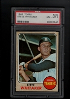 1968 Topps #383 Steve Whitaker PSA 8 NM-MT NEW YORK YANKEES
